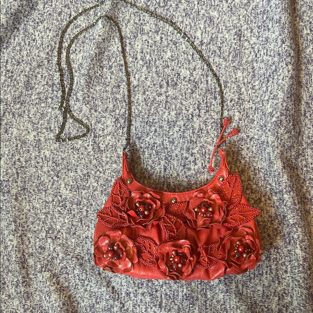Mary Frances Vibrant Red Handbag